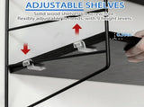 3-Tier Wall Shelves with Adjustable Shelf, Wood Storage Shelf Books, Room Decor, Hanging Shelf 29653601