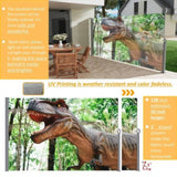 71"x138" Retractable Side Awning Screen, Semi-transparent with UV printing,UPF50, Ideal for W2205P305777