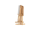 TV Tray Table Set, 3-Piece with 2 Folding Rubberwood Trays and Storage Rack, Natural 40772701