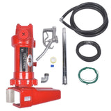 ZNTS Red 12 Volt 20 GPM Fuel Transfer Pump w/ Nozzle Kit for Car Truck Tractor Diesel Gas Gasoline 52418460