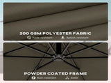 Patio Umbrella with Cover 11266577