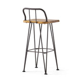 DENALI INDUSTIAL WOOD AND METAL BARSTOOL 61328.00