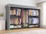 Heavy Duty Closet Organizer System, Freestanding Clothing Rack Shelves, Adjustable Garment Rack W3204P581186