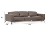 Malaga Taupe Leather Sofa B2726P496929