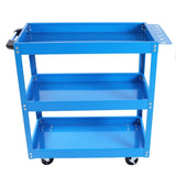 ZNTS Tool Cart, 3-Tier Rolling Mechanic Tool Cart, Heavy Duty Steel Utility Cart with Lockable Wheels, 81405601