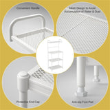 4 layer storage shelf white 83440110