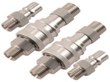6Pcs Hydraulic Adapter Set fit for AGT Mini Excavator M14-M16 w/ Check Valve 66362522