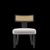 Mid Century Modern Dining Chairs Set of 2,Solid Wood and Rattan Net Back,Dining Room Chairs Accent W2812P287301