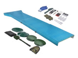 23-Piece Gold Prospecting Equipment 50 In. Folding Sluice Box Gold Panning Kit for Gold Prospectors 81212698