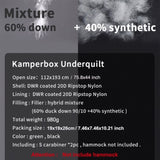 Kamperbox Outdoor Camping Underquilt Bag Hybrid Filling Bag Quilt Blanket Hybrid 37203560