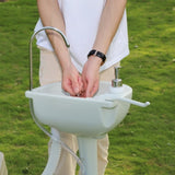 ZNTS Portable Removable Outdoor Hand Sink with Portable Toilet （Same as 46793540） 96566688