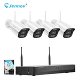 ZNTS Jennov 5MP Wireless Security Camera System Outdoor IP66 IR WIFI Camera 1TB NVR 27431981