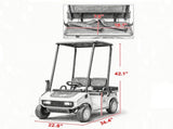 24V Kids Golf Cart 2WD 2-Seater Soft Start Rear Suspension Pink 93382424