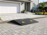 3.5" Rise Rubber Threshold Ramp, Upgraded 1-Channel Door Ramp for Cars, Natural Rubber with Non-Slip 49726580