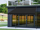 78.7"D x 59.1"W x"H Retractable Awning Black 69182352