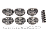 6* Pistons & Rings Set STD 22mm 84mm for BMW 335i 435i 535i X3 X4 X5 X6 N55B30A 11257587914 21309972