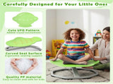Green children's sensory rotating chair 360 &deg rotation, 220 pound capacity, planetary design, 37855844