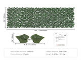 39"x98" Artificial Faux Ivy Leaf Privacy Fence Screen Decor Panel Hedge 25880181