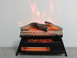 ZNTS 23 inch Electric Fireplace 3D Log set insert, Infrared Fireplace Heater for Indoor 17295693