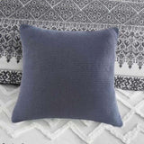 King/Cal King 3 Piece Cotton Duvet Cover Set with Chenille Tufting B03596502