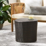 ZNTS KINGSTOWN RD BARREL SIDE TABLE 52644.00MBRN