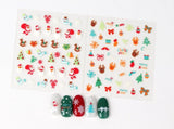 30sheet GlossyBlossom 3D Christmas Nail Stickers Korean Made Holiday Nail Art Decals for Festive 76464400