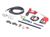 15GPM High Flow 12V Red Fuel Transfer Pump w/ Filters Hose Fit for Gasoline Diesel 04986496
