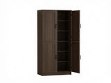 Freestanding 4-Door Kitchen Pantry Cabinet, Large Storage with Adjustable Shelves & Doors 88578054