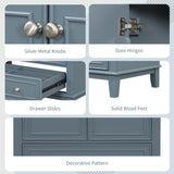 30" Bathroom Vanity without Sink, Base Only, Multi-functional Bathroom Cabinet with Doors and N725P186143C