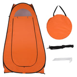 ZNTS 1-2 Person Portable Pop Up Toilet Shower Tent Changing Room Dressing Tent Camping Shelter Orange 11685588