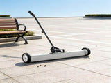 36-Inch Magnetic Sweeper with Wheels, 55 lbs Telescoping Pickup Tool for Nails & Screws in Garage & 19331501