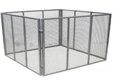 Large Outdoor Bin, 172 Gallon Metal Wire Mesher, Rust-Proof Coating Square Garden W465P370172