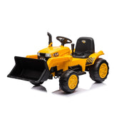 ZNTS 12V Kids Ride on Tractor Electric Excavator Battery Powered Motorized Car for Kids Ages 3-6, with W1811P154760