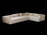 78.7-Inch Convertible Sleeper Sofa Bed with Cylindrical Pillow, Chenille Folding Mattress Couch with W834P380494