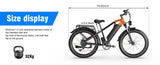 ZNTS Electric Bike 1000W Motor Fat Tire 26x4 Mountain Bike[Unable to ship on weekends, please place 78607781