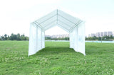 ZNTS 10'x20' Heavy Duty Carport Gazebo, Canopy Garage, Car Shelter with windows W465132836