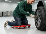 Red Rolling Knee Creeper with EVA Foam Cushioned Pads, 300 LBS Capacity Garage Knee Dolly with 39008708