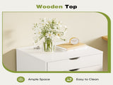 7-Drawer Portable Storage Cabinet on Wheels for Office, Bedroom & Home Organization, White 32868327