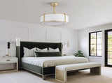20-Inch Ceiling Fan with Ligh, DC Reversible Motor, Remote Included, Ideal for Bedroom and Living W934P512301