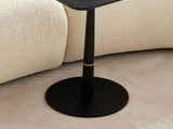 MDF with metal feet, square shape, located in living space and lounge area, black W2085P241112