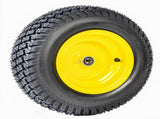 Set of 2 16x6.50-8 Lawn Mower Tires and Wheel Assembly, 4-Ply Tubeless Turf Tread Replacement, 3" W1364P445939