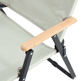 2-piece Folding Outdoor Chair for Indoor, Outdoor Camping, Picnics, Beach,Backyard, BBQ, Party, W24190812