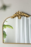 39.5" x 35" Gold Arched Mirror with Metal Frame, Wall- Mounted Mirror for Living Room Bedrrom W2078135192