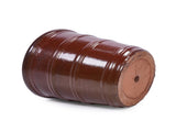 Handmade Glazed Ceramic Planter Set of 3, 16/13/10 Inch Diameter, Horizontal Rib Design, for W3273P321532