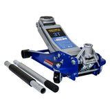 Low-Position Steel Vehicle Floor-mounted Hydraulic Jack with Dual-piston Quick-lift Pump, 3-Ton W1102P154155