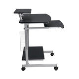 Compact Computer Cart With Storage, Espresso 36352791