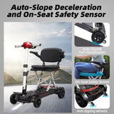 Manaul Folding Scooter M2085 Red For Senior's Easy Travel With Competitive Price GL-W2923P222554