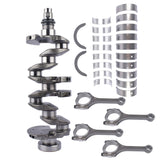 Crankshaft with 4x Connecting Rod & Rod Bearing Kit Fit for Hyundai Accent 1.6L 2012-2017 04693731