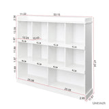 10-shelf Bookcase W33165697