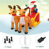 7.5 Feet Christmas Decoration Waterproof Outdoor Inflatable Santa 62345564